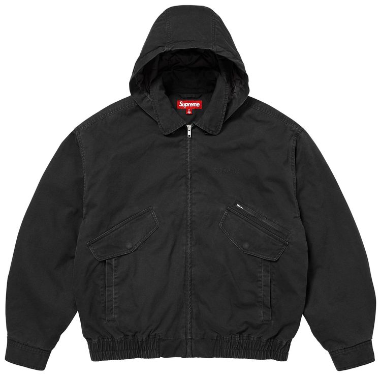 Supreme Hooded Utility Jacket Black