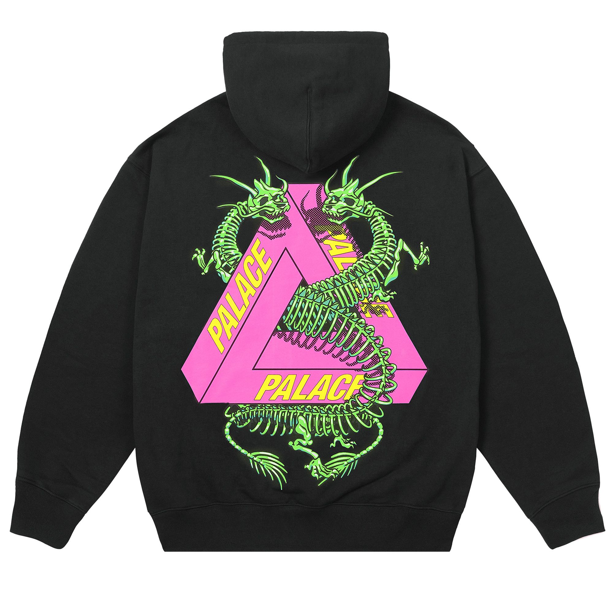 Buy Palace Dragon Bones Tri Hood 'Black' - P29HD019 | GOAT