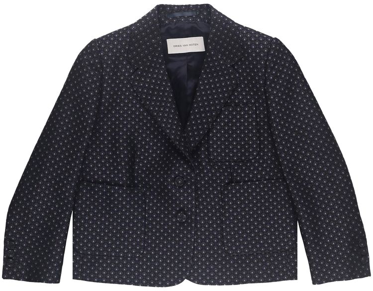 Dries Van Noten Bamis Jacket Navy