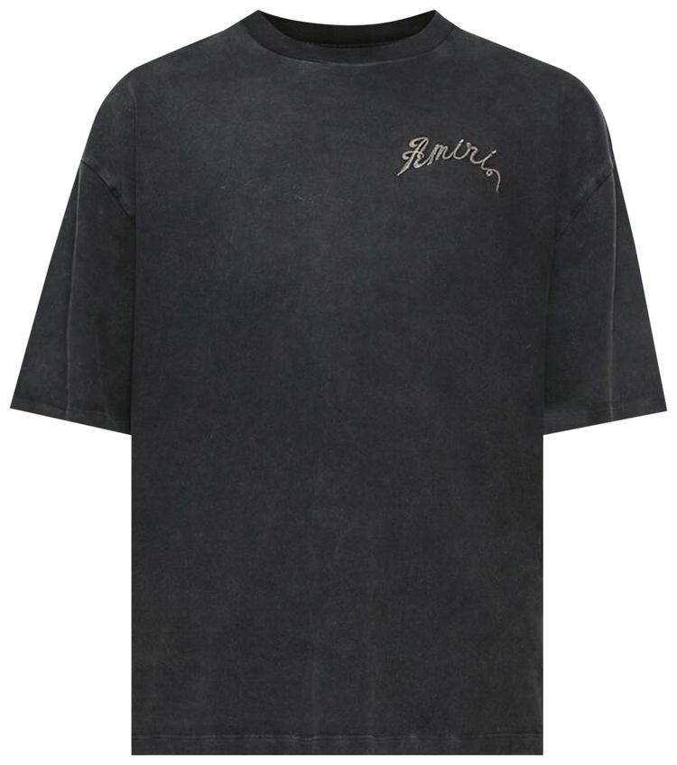 Amiri Dragon Oversized Tee Black