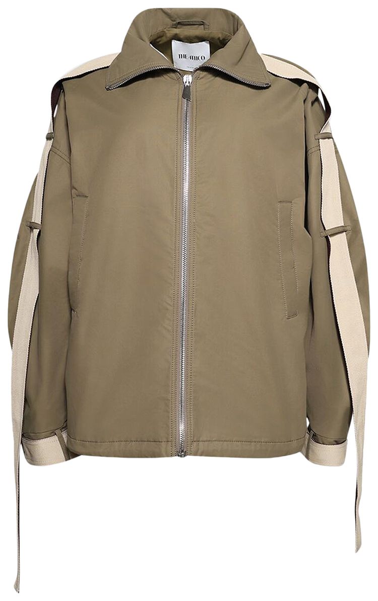 Attico Bomber Jacket Military Green