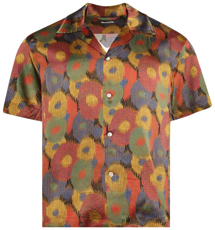 Bode Fruit Pit Short Sleeve Shirt Multicolor