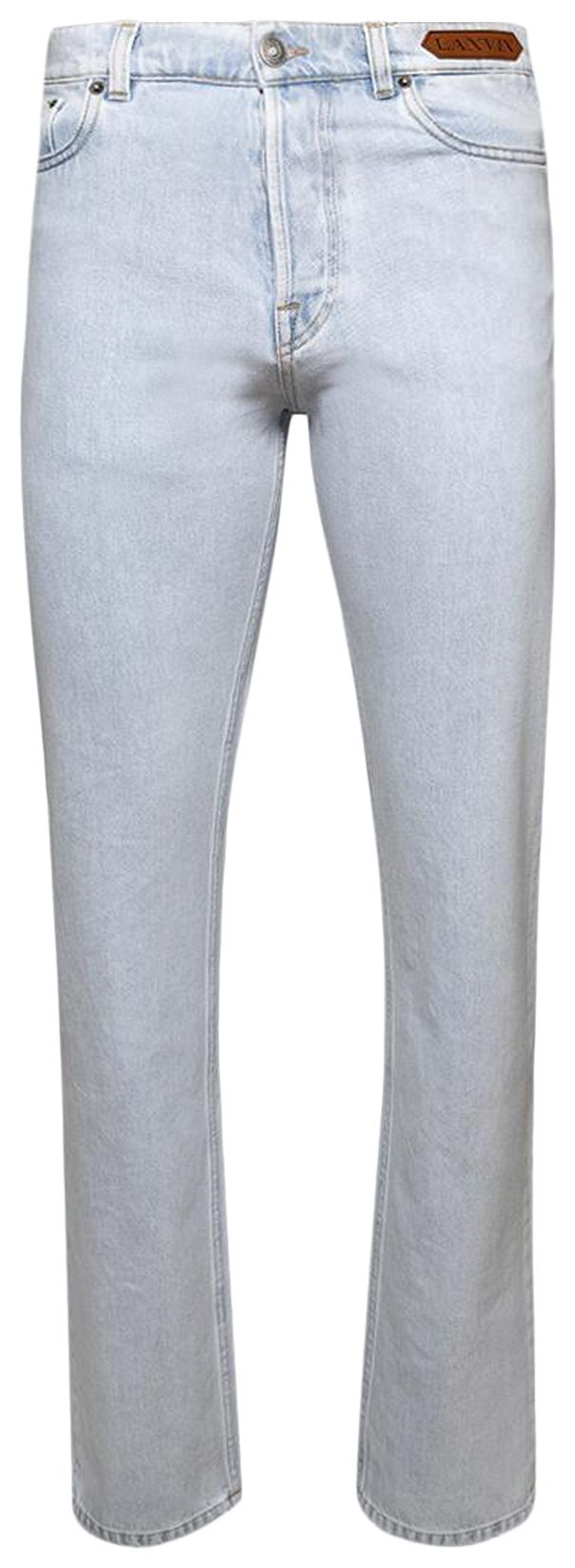 Lanvin Denim Regular Trousers Light Blue