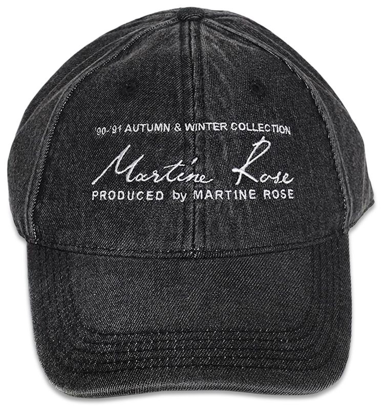 Martine Rose Signature Cap Black