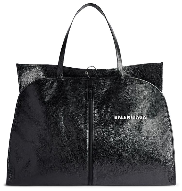 Balenciaga Shopper Garment Tote Bag BlackWhite