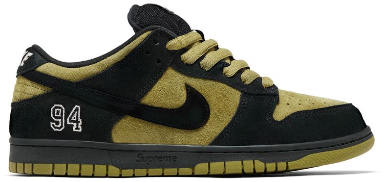 Supreme x Nike Dunk Low SB Camper Green