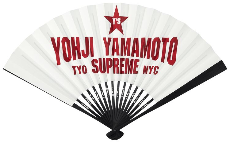 Supreme x Ys Hand Fan White