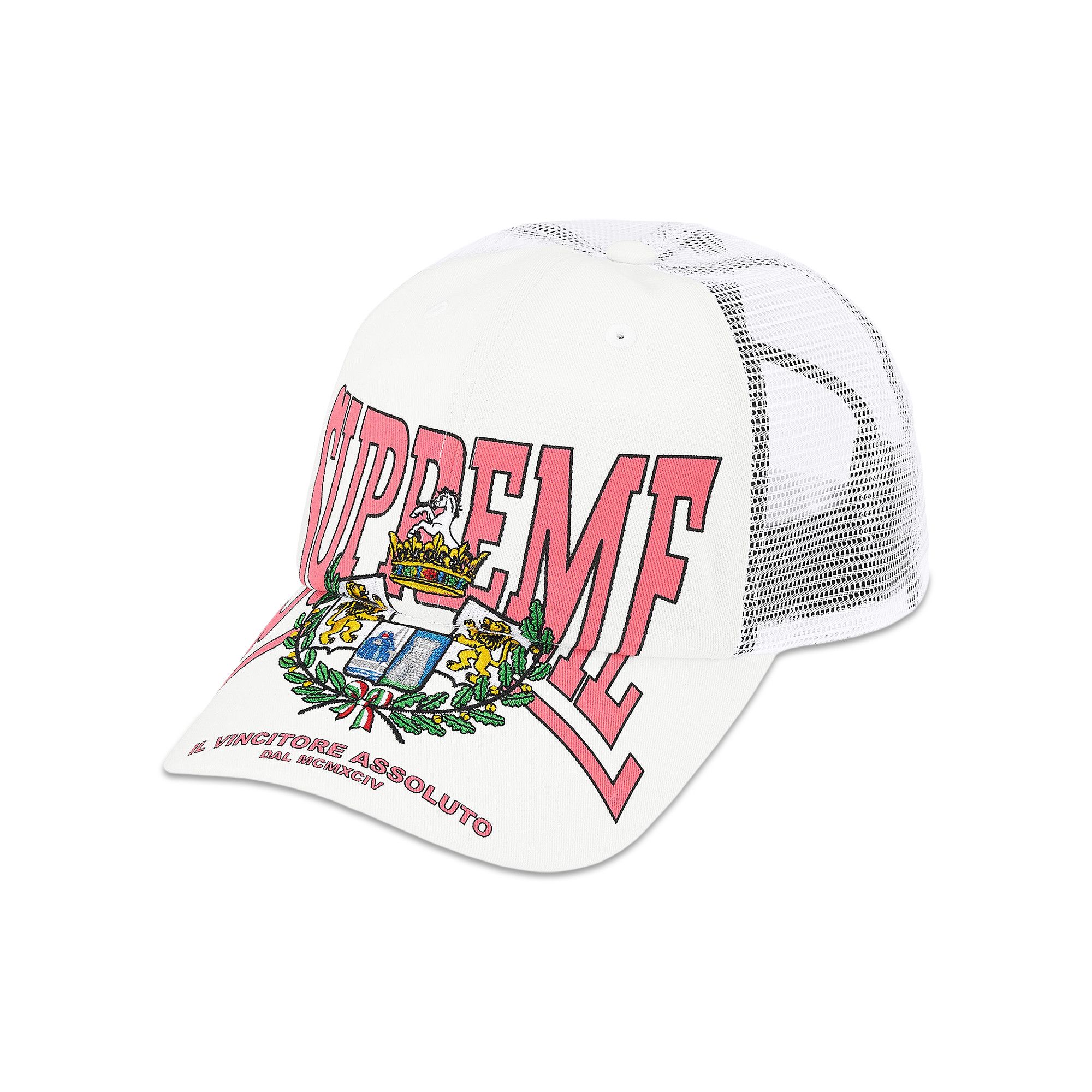 Buy Supreme Crest Mesh Back 6-Panel 'White' - FW25H104 WHITE | GOAT