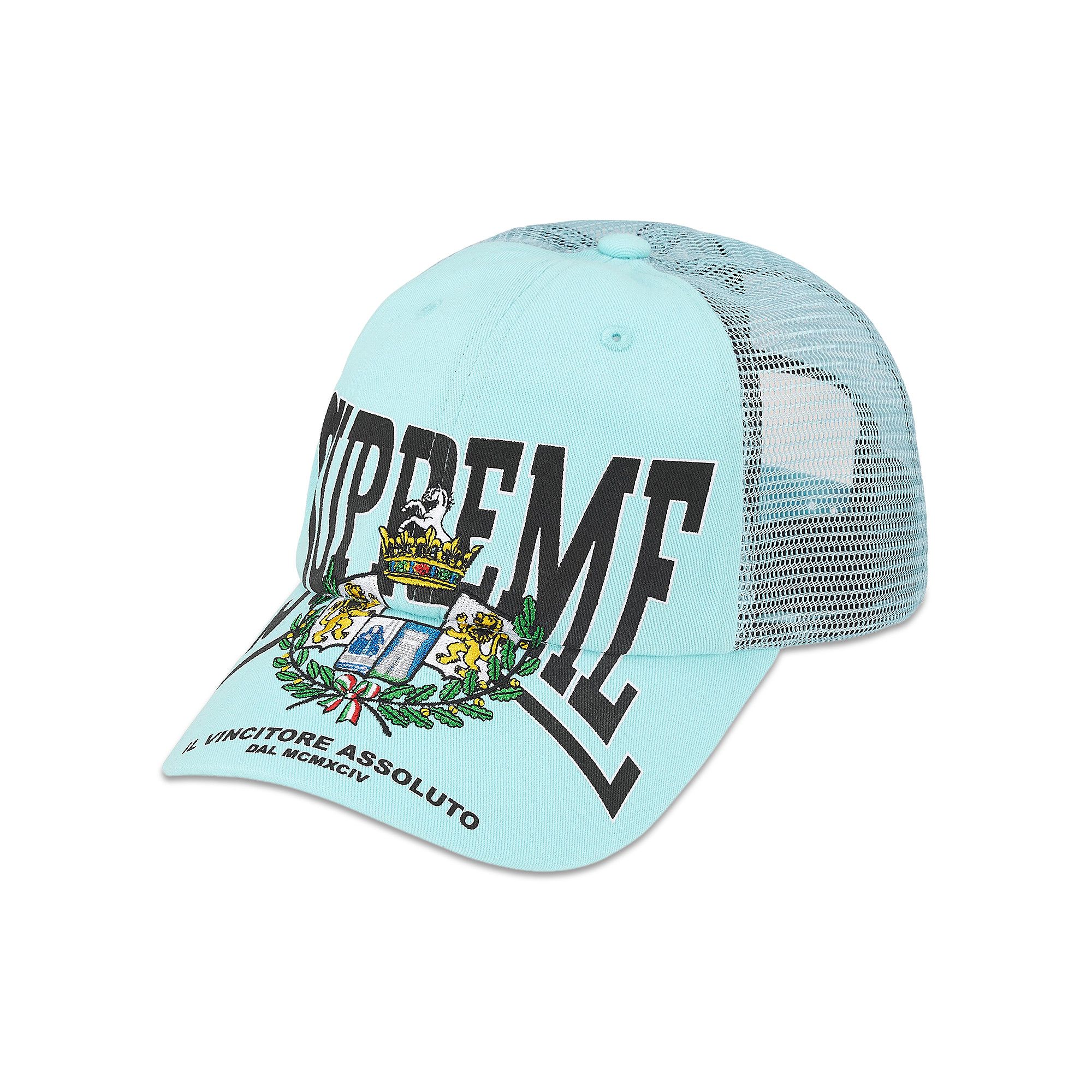 Buy Supreme Crest Mesh Back 6-Panel 'Light Blue' - FW25H104 LIGHT