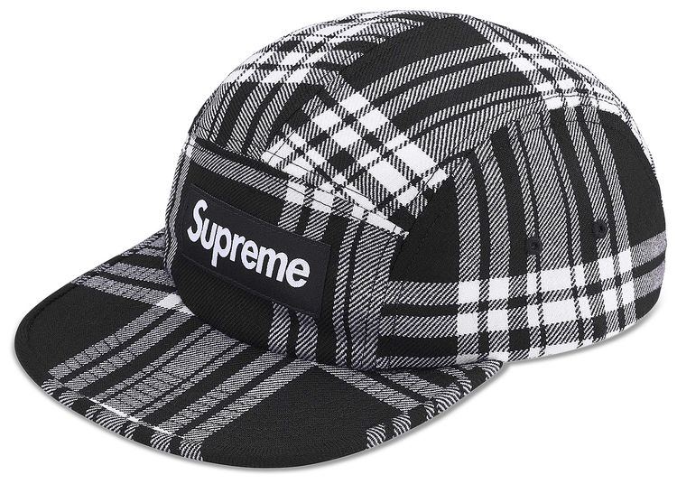 Supreme Lochcarron Camp Cap Black