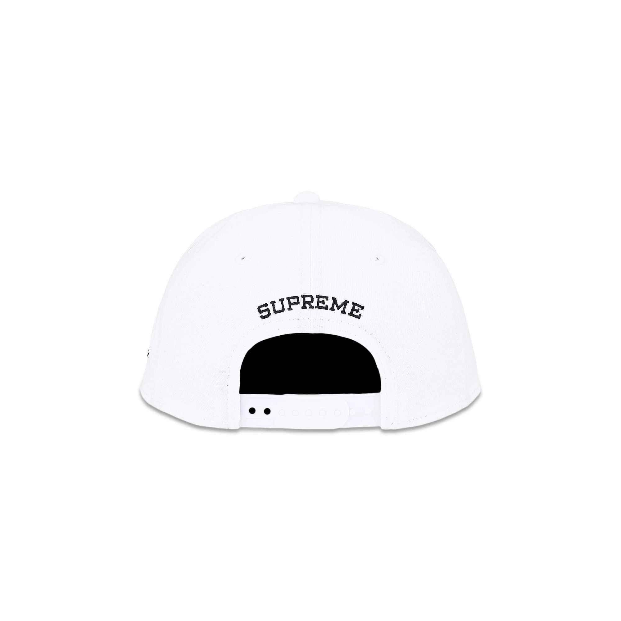 Buy Supreme Sharp Spellout Adjustable New Era 'White' - FW25H87
