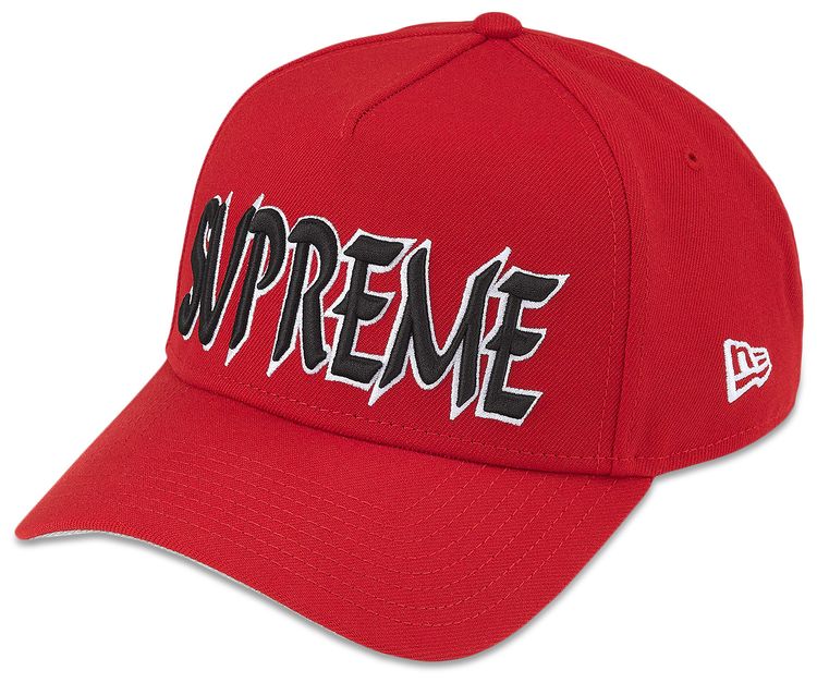 Supreme Sharp Spellout Adjustable New Era Red