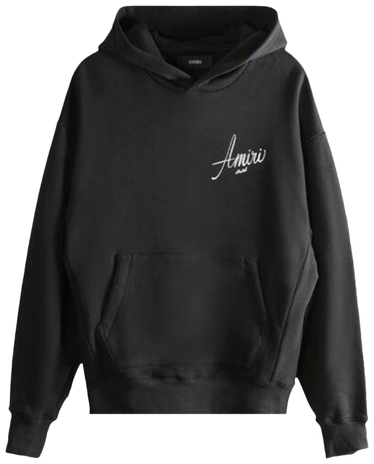 Amiri Hotel Hoodie Black