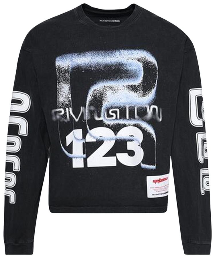 RIVINGTON roi Rebis Meta Alma Cva Long Sleeve Tee Vintage BlackBlue