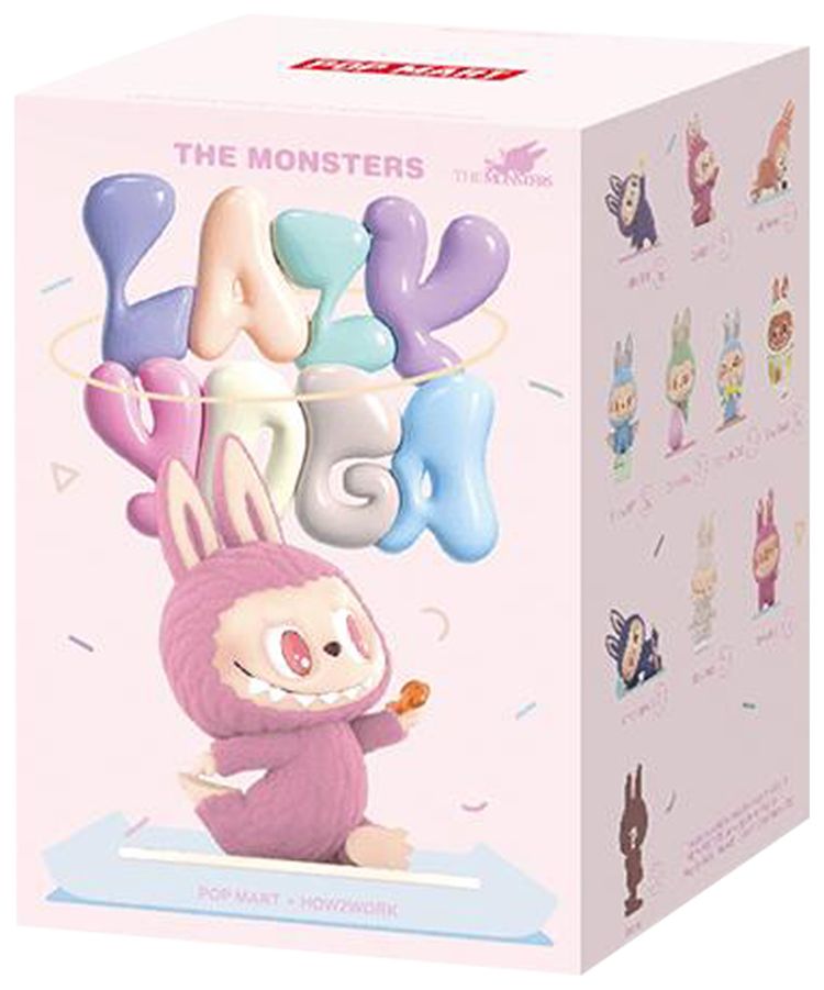 Pop Mart Labubu THE MONSTERS Lazy Yoga Series Figures Sealed Single Blind Box Mystery