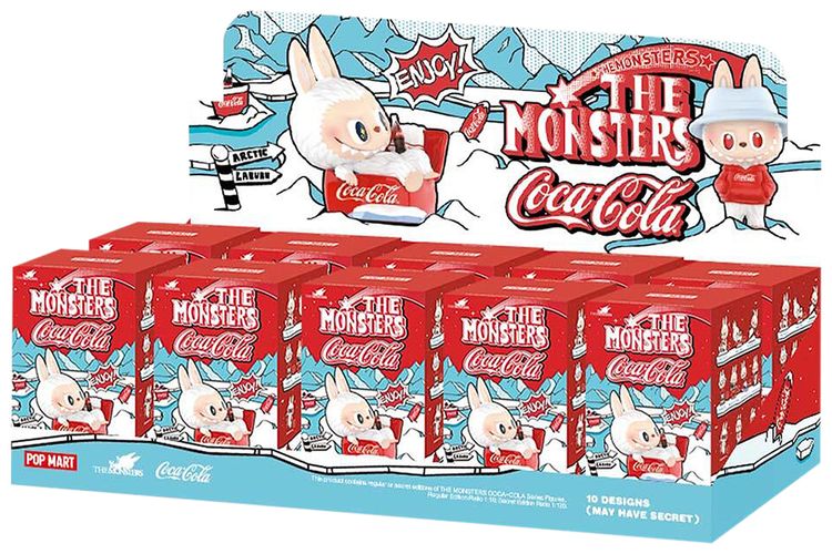 Pop Mart Labubu THE MONSTERS COCA COLA Series Sealed Whole Set Mystery 10 Blind Boxes