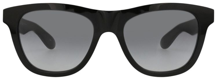 Alexander McQueen Square Frame Recycled Acetate Sunglasses Black Grey