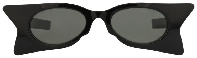 Gucci Cat Eye Frame Recycled Acetate Sunglasses Black Grey