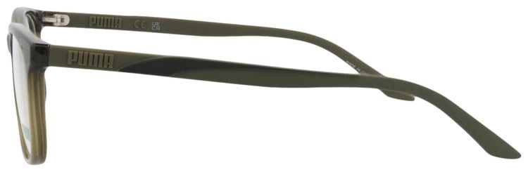 Puma Square Frame Injection Optical Frames Green Transparent