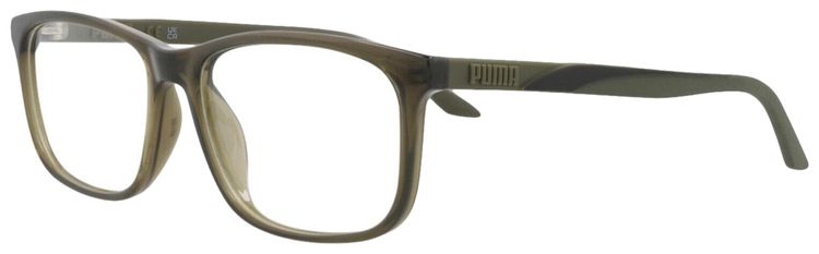 Puma Square Frame Injection Optical Frames Green Transparent