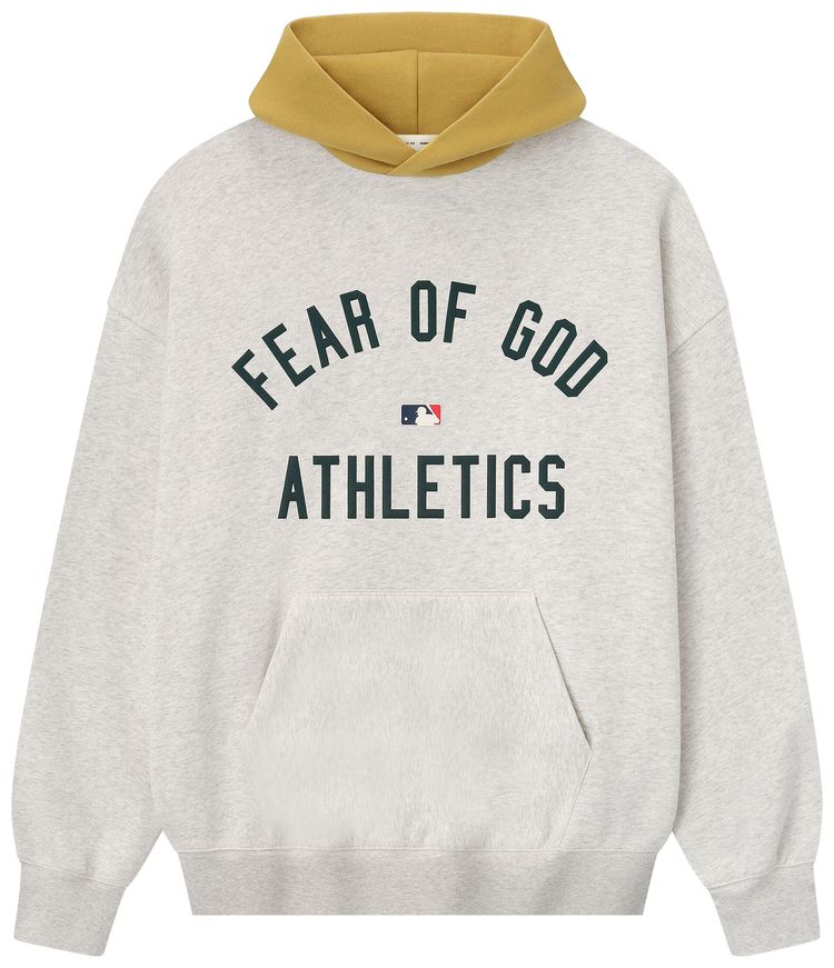 Fear of God Essentials Athletics Sport Hoodie Oatmeal HeatherCanyon