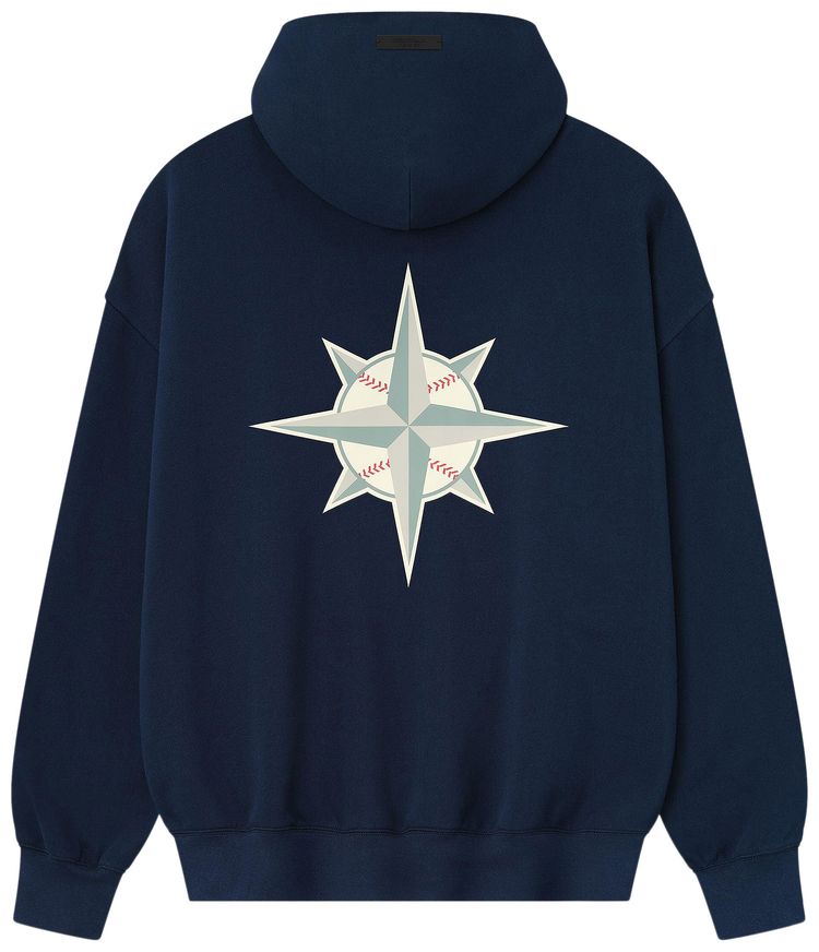 Fear of God Essentials Mariners Sport Hoodie Midnight Navy