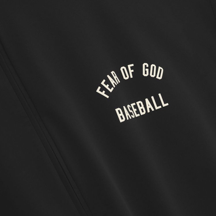 Fear of God Essentials MLB 34 Sleeve Half Zip Jacket Black