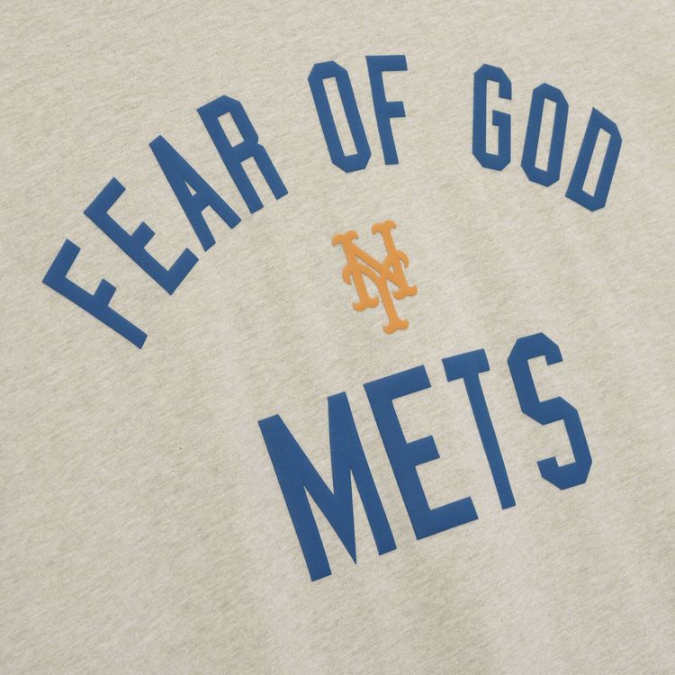 Fear of God Essentials Mets 90s Tee Heather Stone