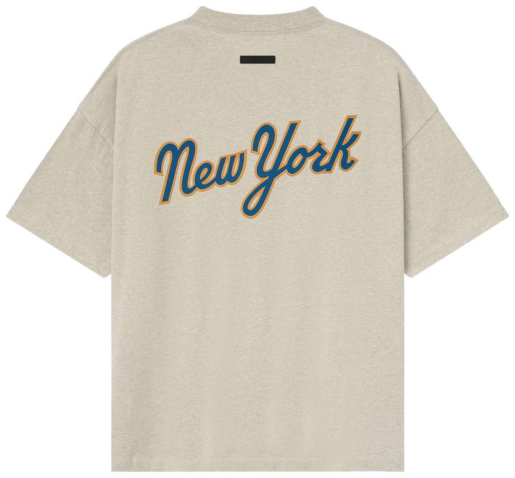 Fear of God Essentials Mets 90s Tee Heather Stone