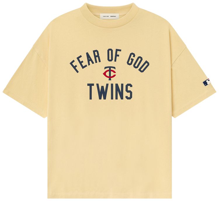 Fear of God Essentials Twins 90s Tee Italian Straw