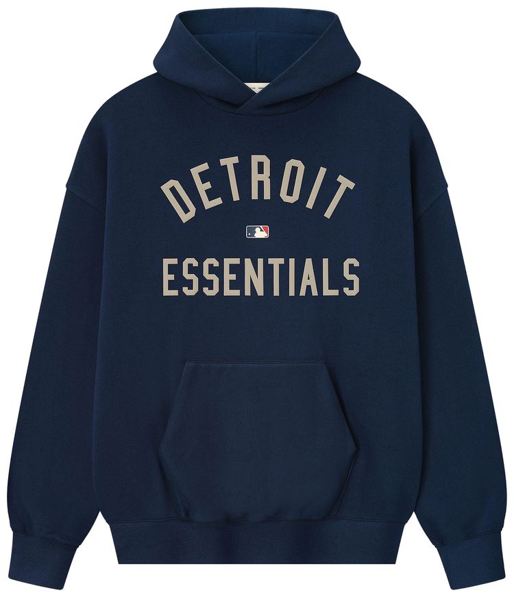 Fear of God Essentials Tigers Sport Hoodie Midnight Navy