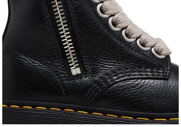 Dr Martens x Rick Owens Wmns Strobe 1460 Quad Sole Jumbo Lace Boot Black