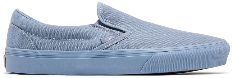 Vans Classic Slip On Pastel Mono   Dusty Blue