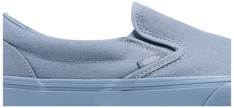 Vans Classic Slip On Pastel Mono   Dusty Blue