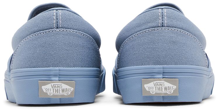 Vans Classic Slip On Pastel Mono   Dusty Blue