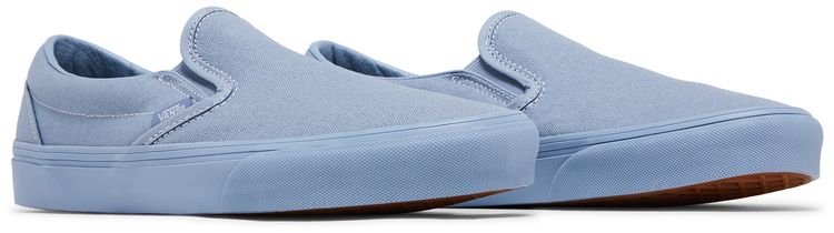 Vans Classic Slip On Pastel Mono   Dusty Blue