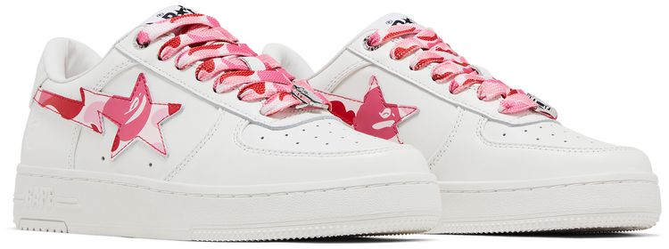 Wmns Bapesta ABC Camo Pack   Pink