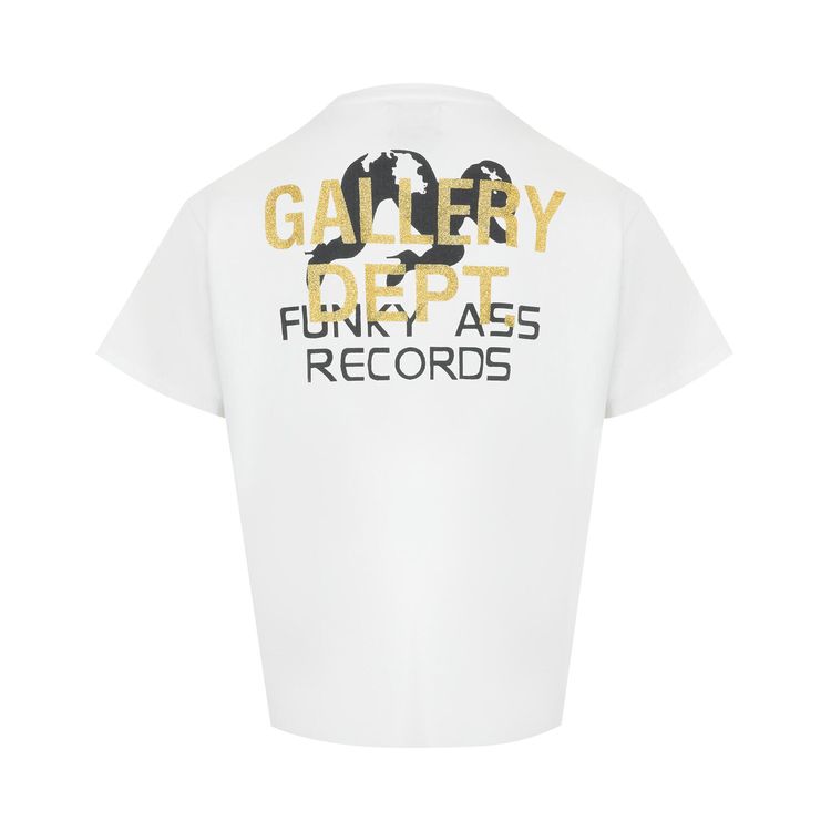 Gallery Dept Funky Ass Records Tee Clean White