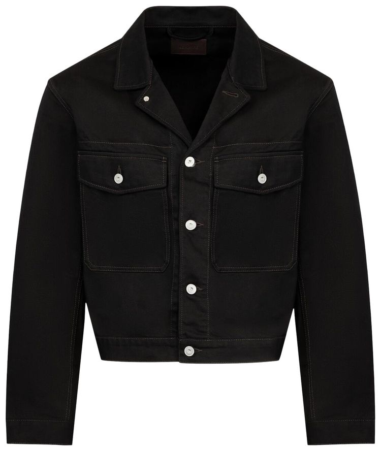 Lemaire Trucker Jacket Black