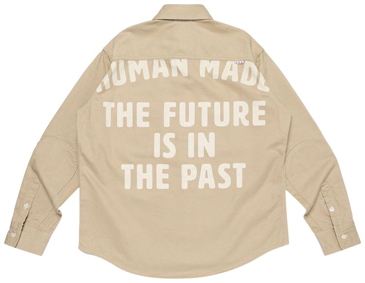 Human Made Oversized Shirt Beige