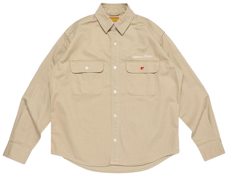 Human Made Oversized Shirt Beige