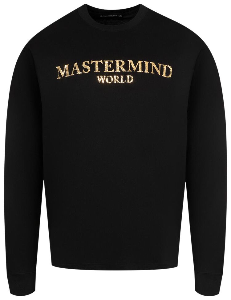 Mastermind Mirror Logo Long Sleeve Tee Black