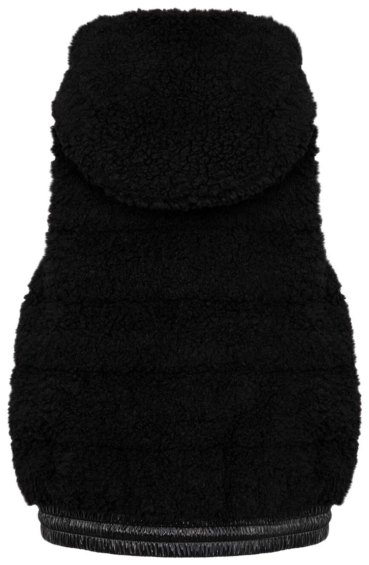 Moncler Grenoble Teddy Fleece Vest Black