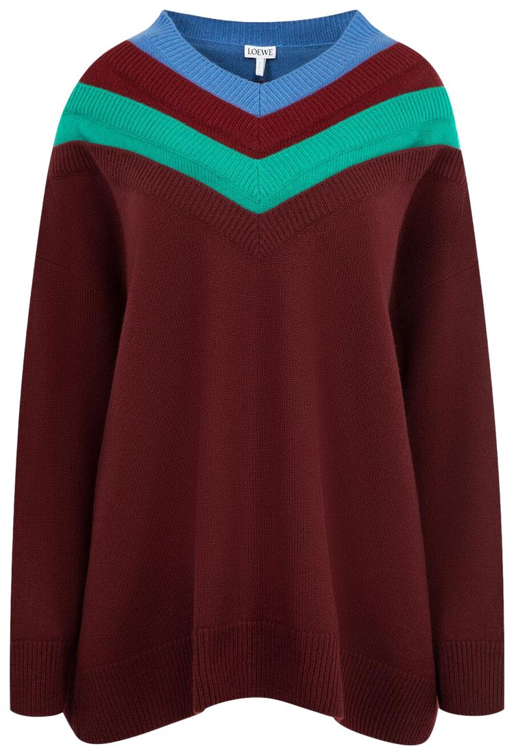 Loewe Sweater GreenRedMulticolor