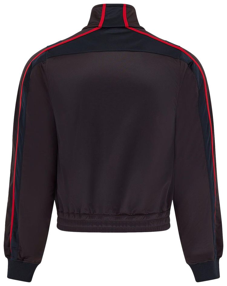 Martine Rose Shrunken Track Jacket BrownBlack