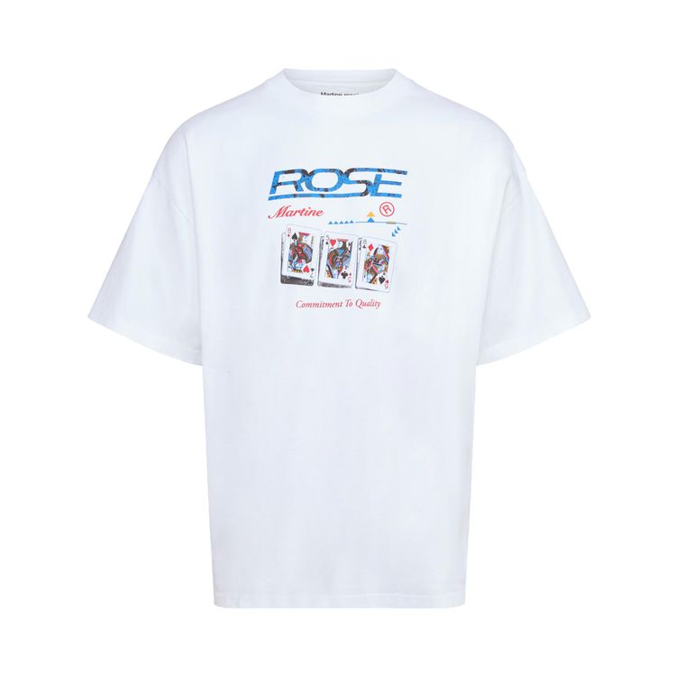 Martine Rose Oversized Short Sleeve T Shirt White