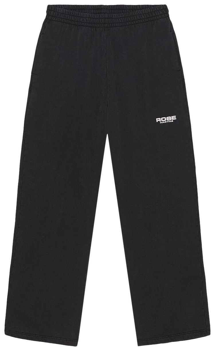 Martine Rose Wide Leg Trackpant Black WashedBlack Rose
