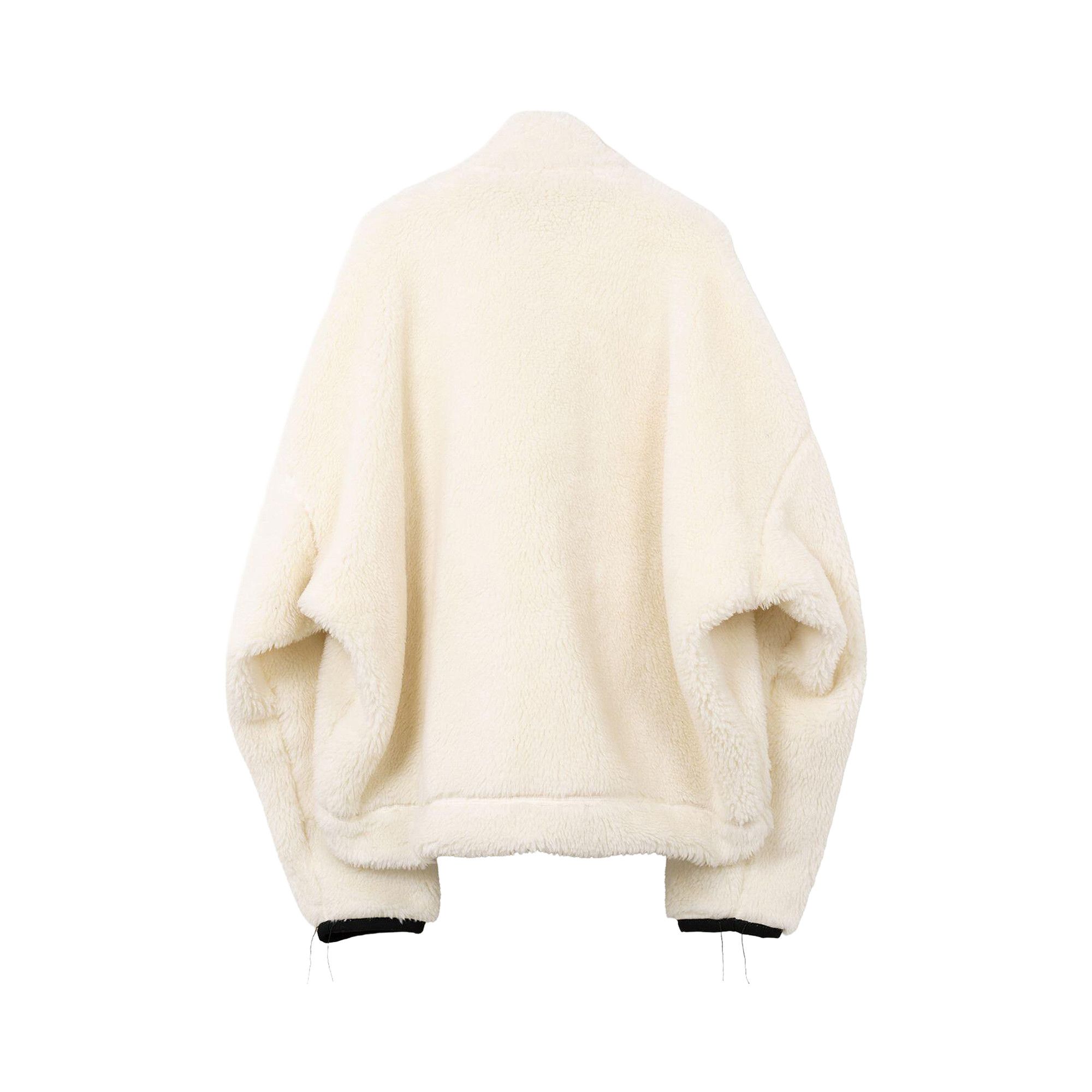 Buy Maison Mihara Yasuhiro Amateur Sewn Like Boa Jacket 'White