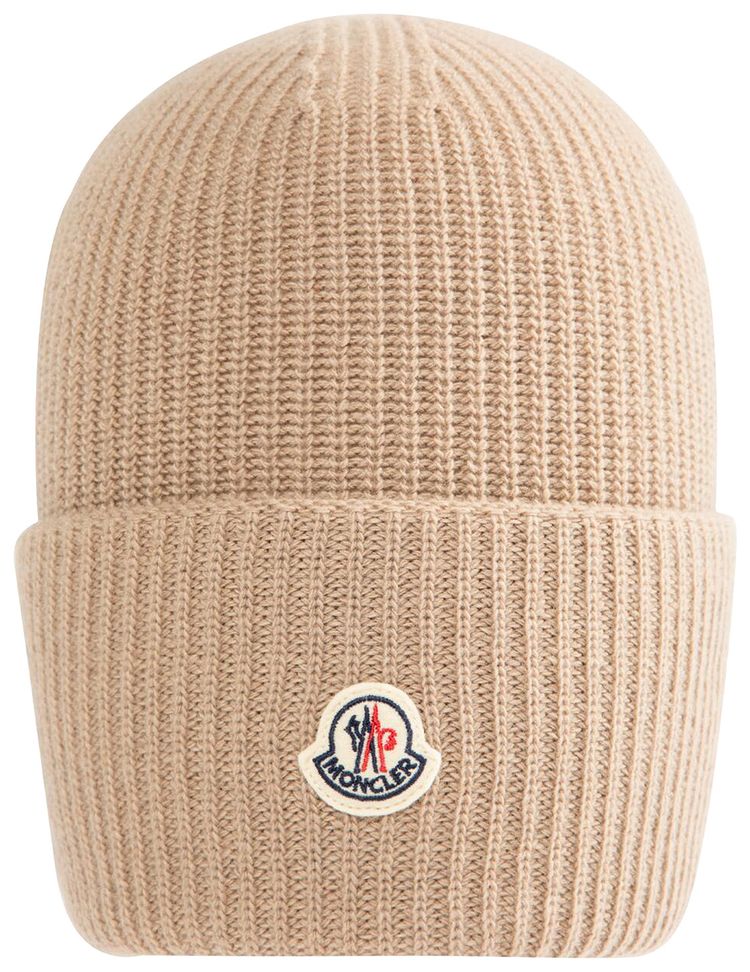 Moncler Wool Beanie Beige