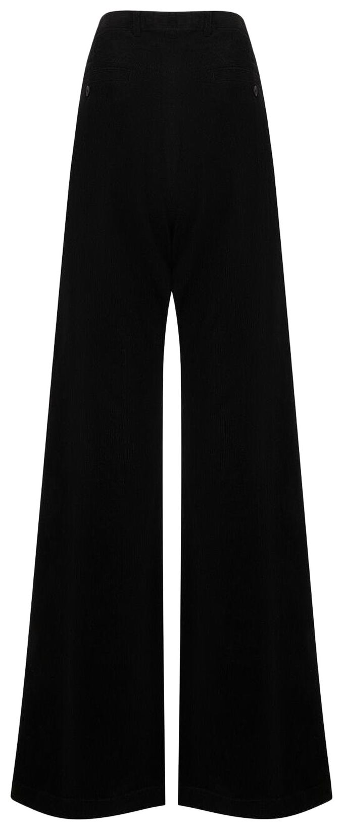 Rick Owens Tailored Wide Belas Black